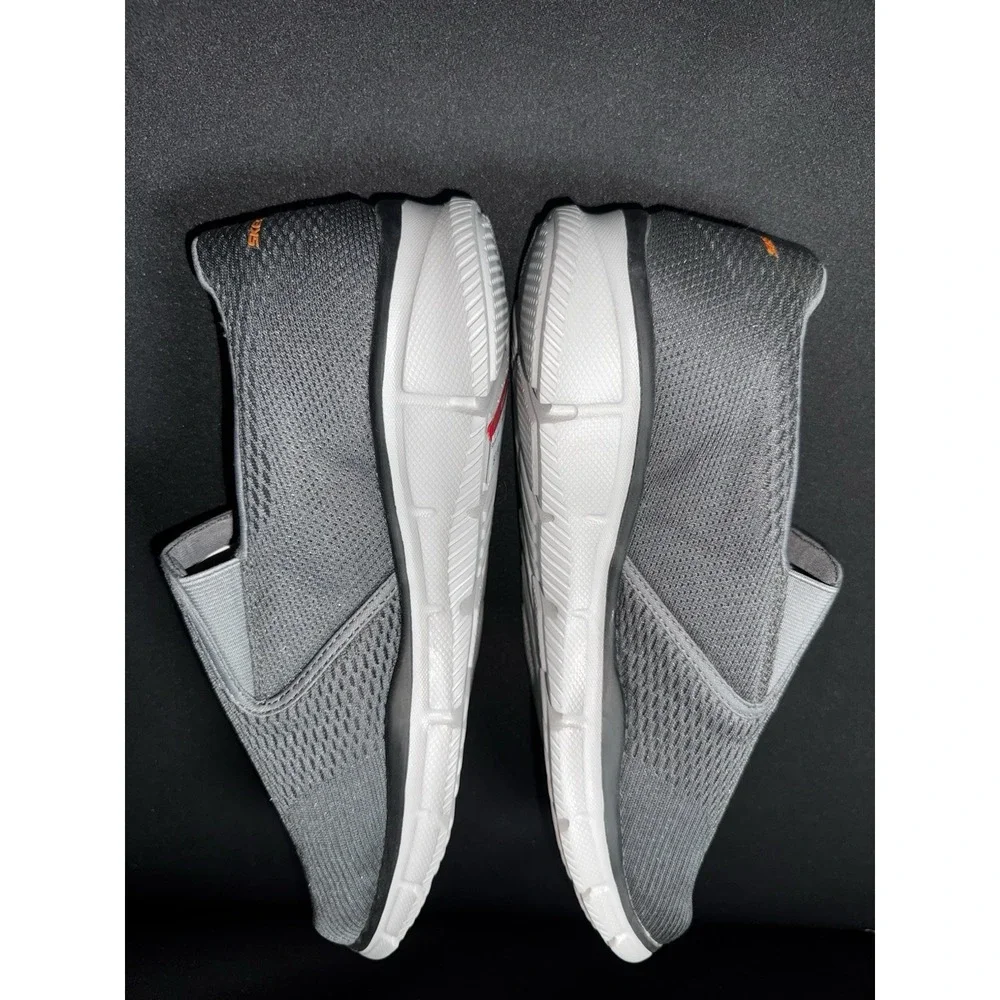 Skechers Equalizer Dual Lite Slip On Shoes Gray Memory Foam Men's Size 11.5